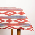 Nappe Résine Ikat Rouge Anti Taches - Ribes y Casals