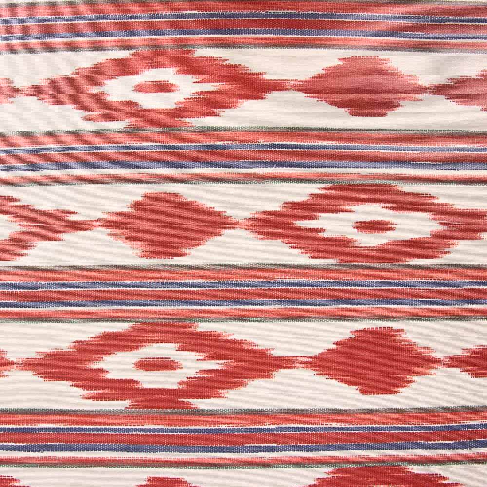 Nappe Résine Ikat Rouge Anti Taches - Ribes y Casals