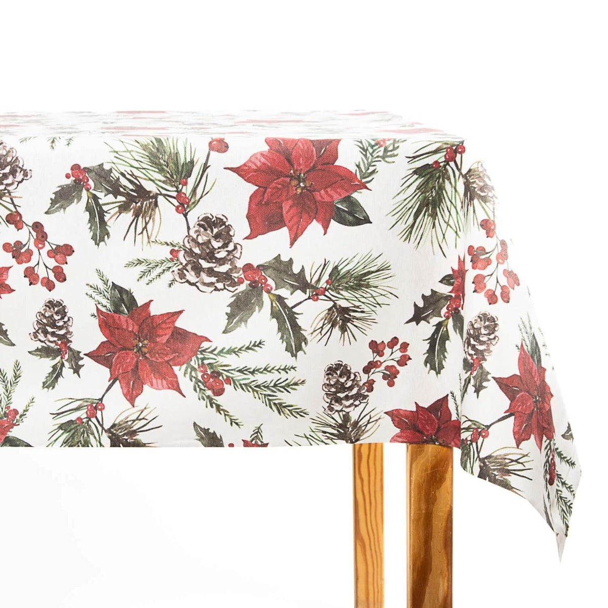 Nappe en résine anti-tâches Fleurs de Noël - Ribes y Casals