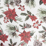 Nappe en résine anti-tâches Fleurs de Noël - Ribes y Casals