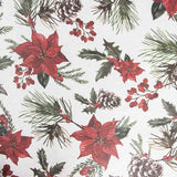 Nappe en résine anti-tâches Fleurs de Noël - Ribes y Casals
