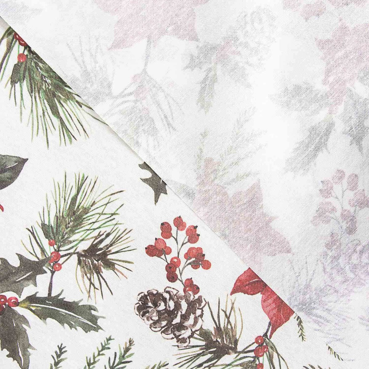 Nappe en résine anti-tâches Fleurs de Noël - Ribes y Casals