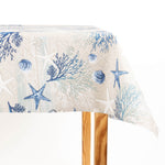 Nappe enduite bleu corail - Ribes y Casals