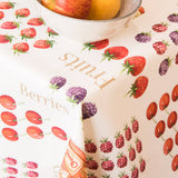 Nappe Fraises Blanc - Ribes y Casals