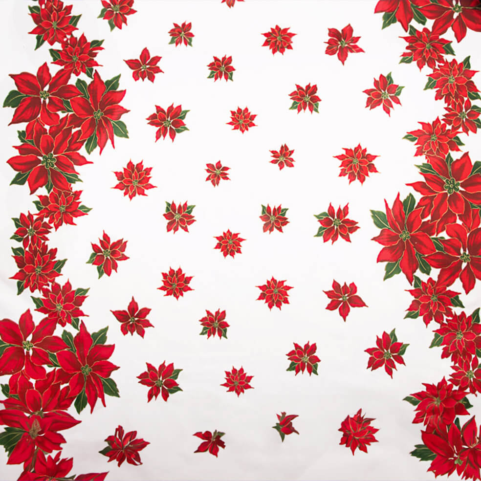 Nappes de Noël Poinsettia - Ribes y Casals