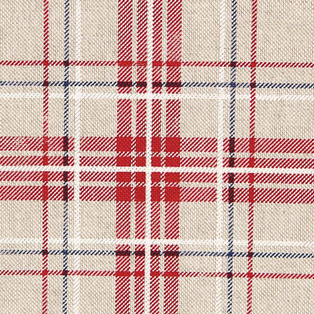 Serviette 280cm Xadrez Beige Rouge - Ribes y Casals
