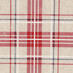Serviette 280cm Xadrez Beige Rouge - Ribes y Casals