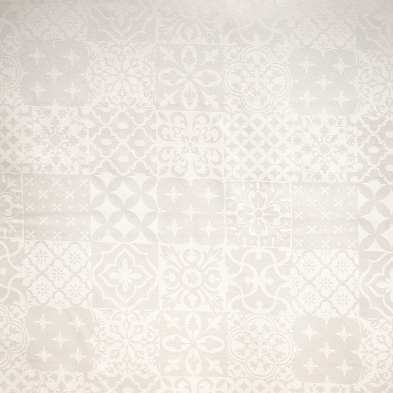 Linge de Table Jacquard Mosaïque Blanc - Ribes y Casals