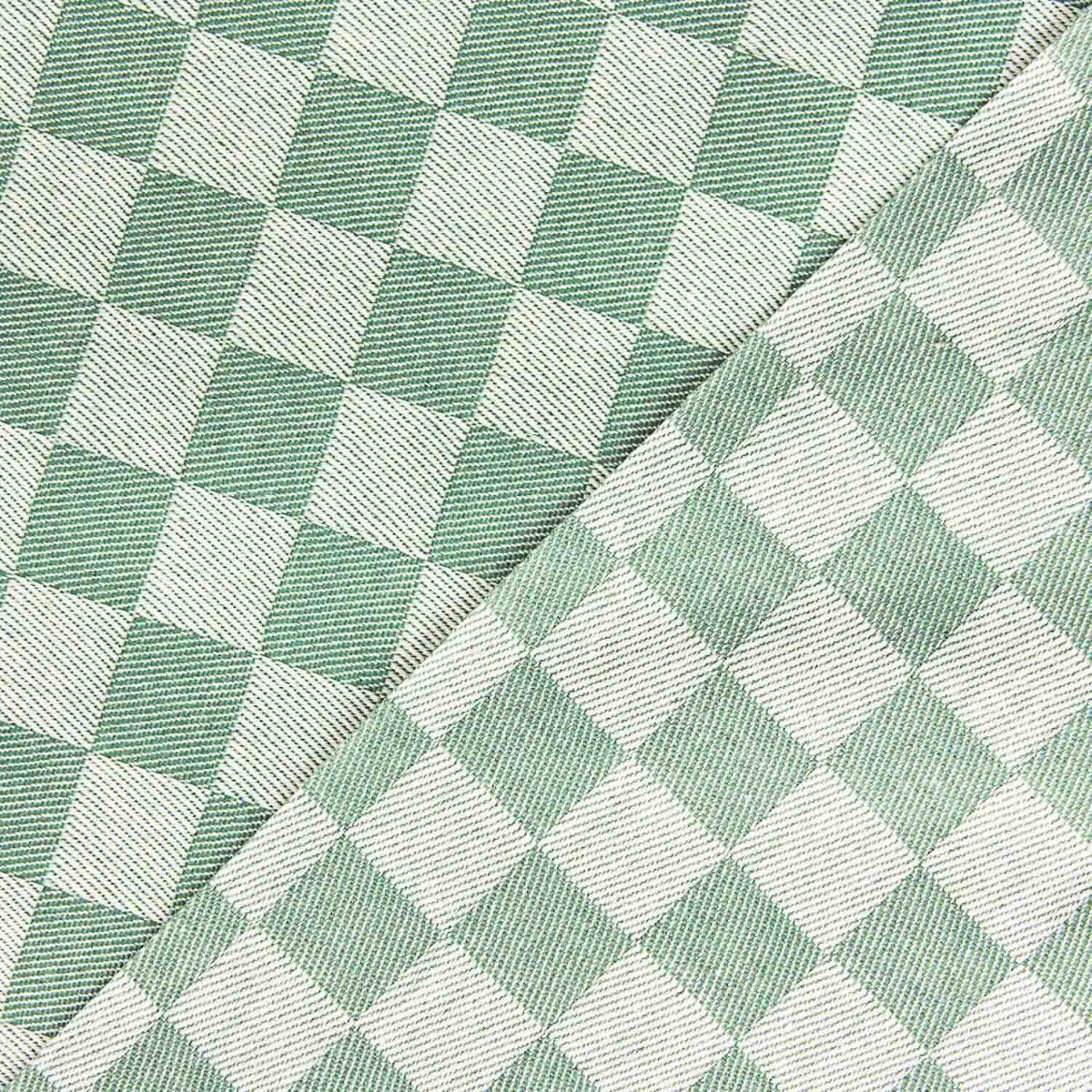 Nappe essuie-tout vert échecs - Ribes y Casals