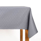 Gray Stain-Resistant Jacquard Tablecloth - Ribes y Casals