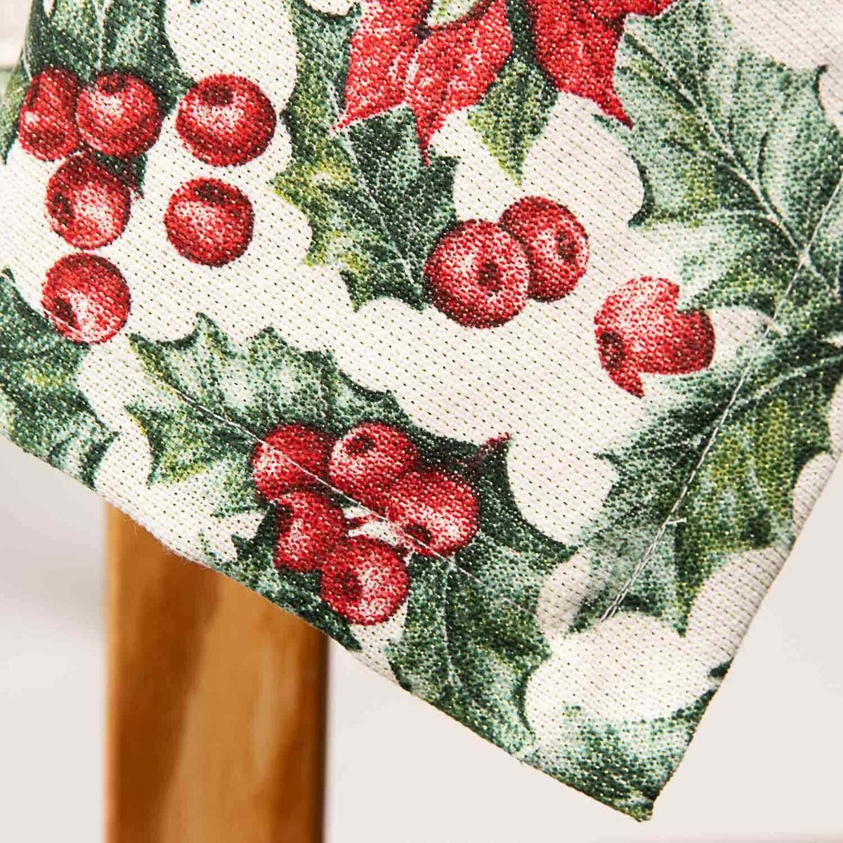 Nappe prête à l&#39;emploi avec couronne de Noël 270cm x 150cm - Ribes y Casals