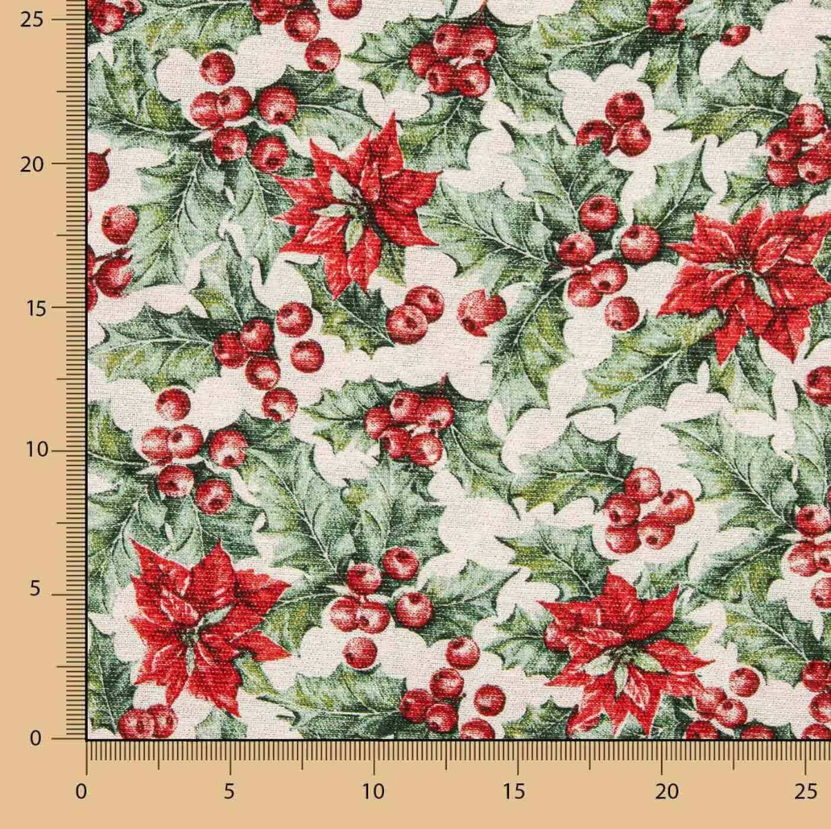 Nappe prête à l&#39;emploi avec couronne de Noël 270cm x 150cm - Ribes y Casals