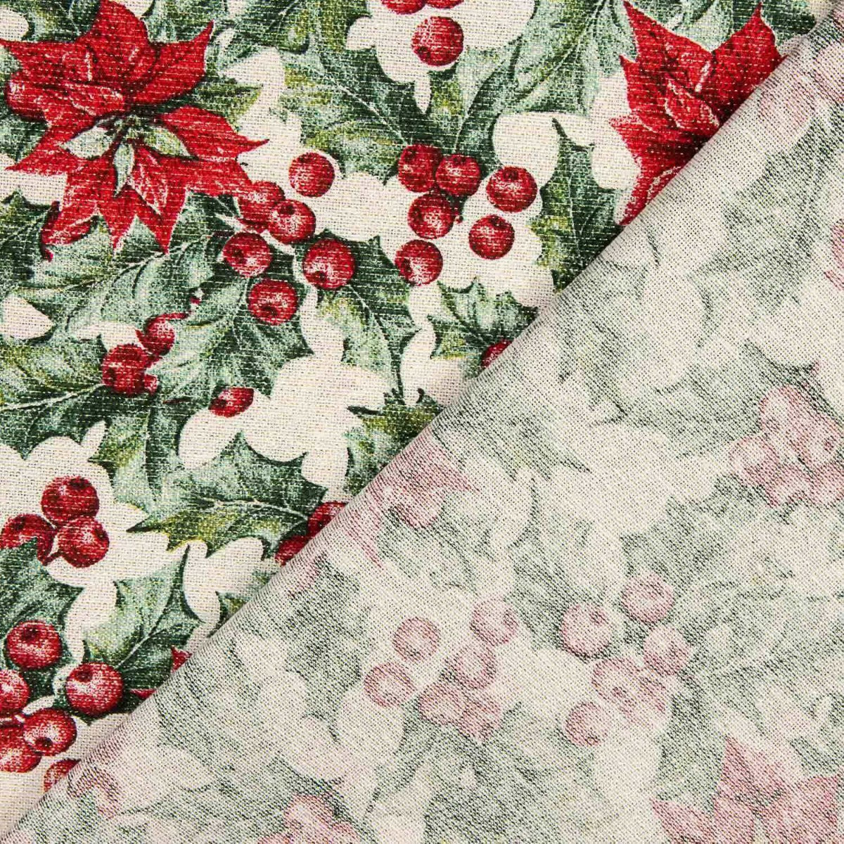 Nappe prête à l&#39;emploi avec couronne de Noël 270cm x 150cm - Ribes y Casals