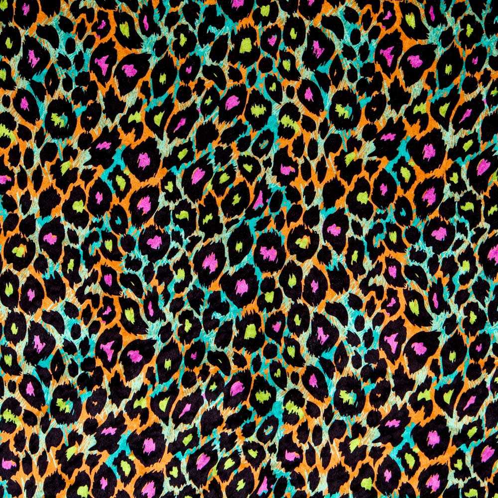Velours  Frappé Léopard Multicolore - Ribes y Casals