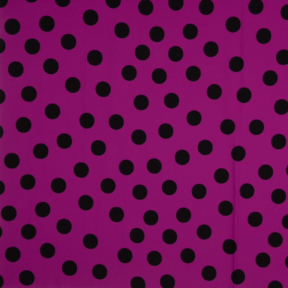 Crêpe à pois 33mm Orchidée - Ribes y Casals