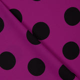 Crêpe à pois 33mm Orchidée - Ribes y Casals