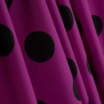 Crêpe à pois 33mm Orchidée - Ribes y Casals