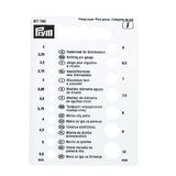 Prym - Jauge pour Aiguilles 611740 - Ribes y Casals