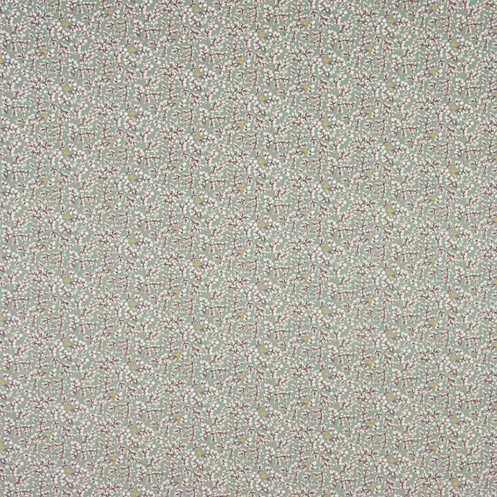 Micro velours côtelé imprimé fleurs d&#39;eau - Ribes y Casals