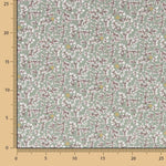 Micro velours côtelé imprimé fleurs d&#39;eau - Ribes y Casals