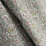 Micro velours côtelé imprimé fleurs d&#39;eau - Ribes y Casals