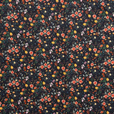 Coton Micropana Fleurs Noir - Ribes y Casals
