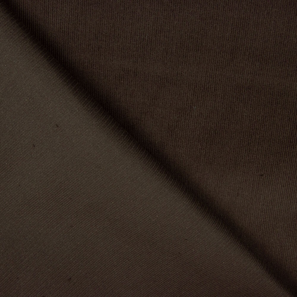 Micro Polaire Coton Marron Foncé - Ribes y Casals