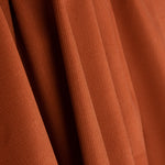 Microcorduroy de coton à carreaux rouges - Ribes y Casals