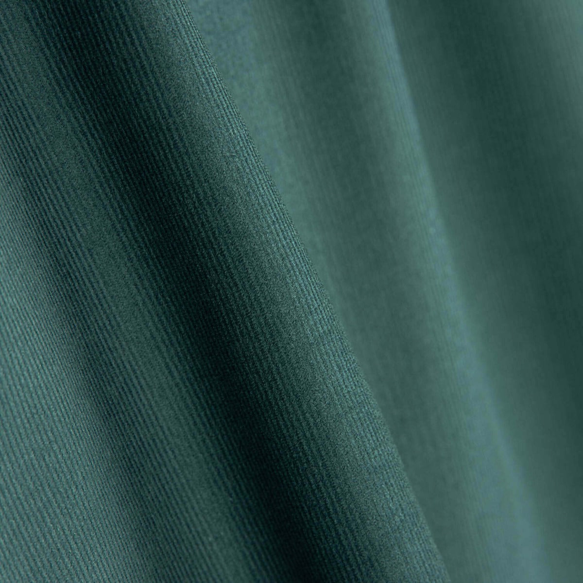 Tissu de coton velours côtelé bleu sarcelle - Ribes y Casals