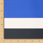 Mikado Jacquard Rayures Bleues - Ribes y Casals