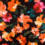 Mikado en polyester imprimé noir - Ribes y Casals