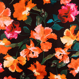 Mikado en polyester imprimé noir - Ribes y Casals