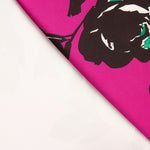 Mikado Polyester Imprimé Fuchsia - Ribes y Casals