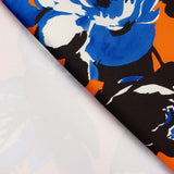 Mikado en polyester imprimé orange - Ribes y Casals