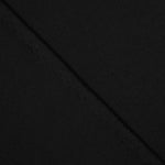 Piqué fin de polyester noir - Ribes y Casals