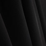 Piqué fin de polyester noir - Ribes y Casals