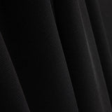 Piqué fin de polyester noir - Ribes y Casals