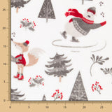 Minky Oursons Neige - Ribes y Casals