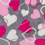 Minky Coeurs Gris - Ribes y Casals