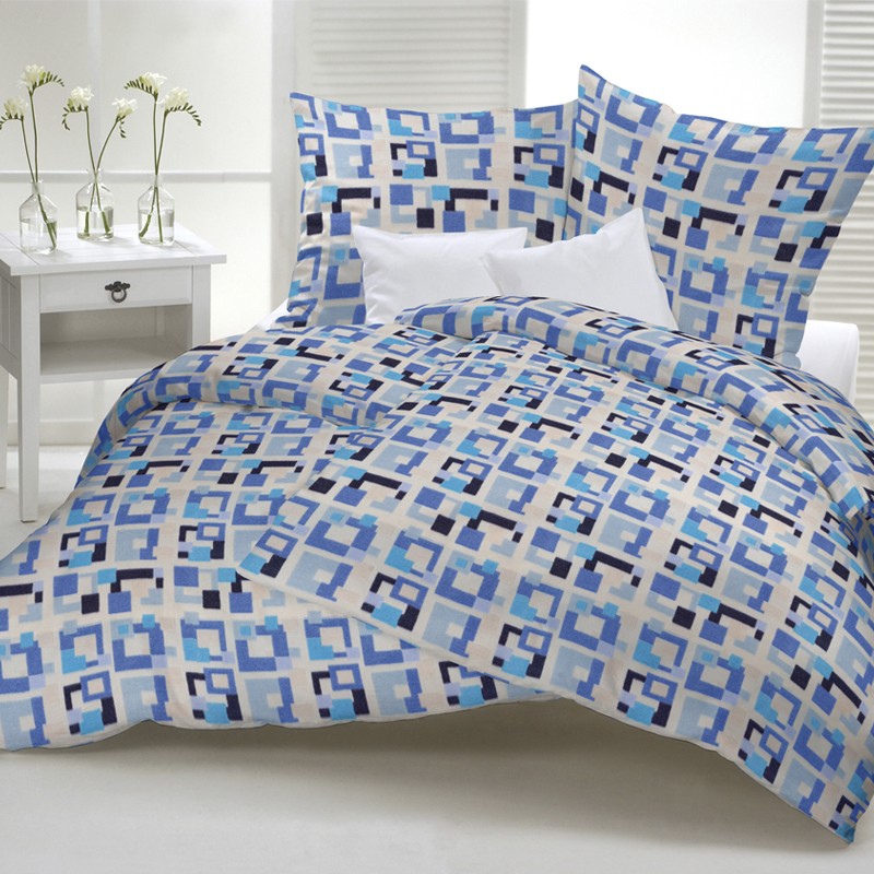 Minky Carreaux Bleu - Ribes y Casals