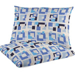 Minky Carreaux Bleu - Ribes y Casals