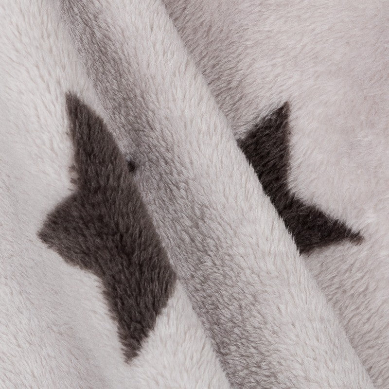 Minky Petites Étoiles Gris Foncé - Ribes y Casals