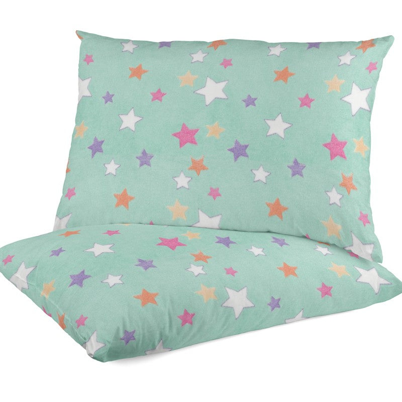 Minky Petites Étoiles Vert d&#39;Eau - Ribes y Casals