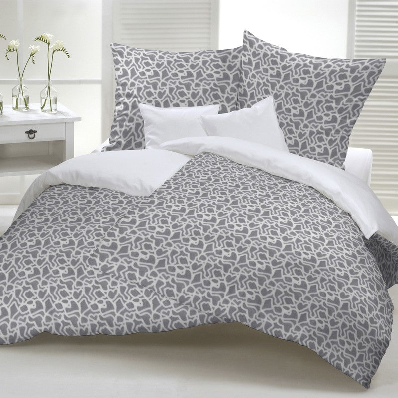 Minky Silhouettes Gris - Ribes y Casals