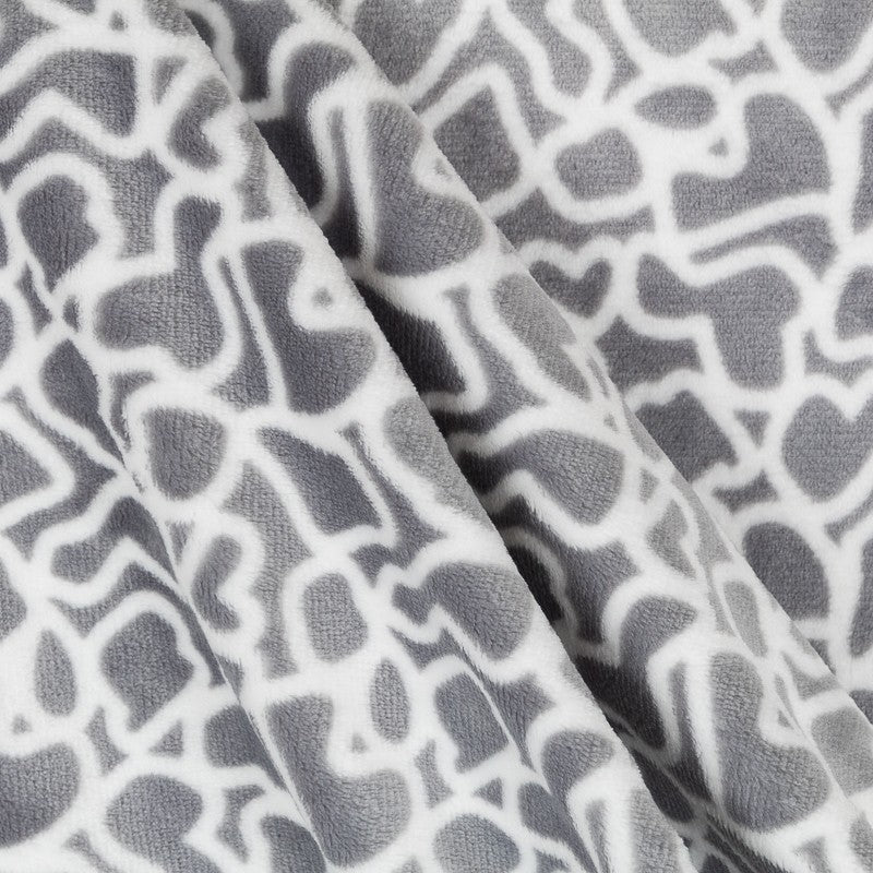 Minky Silhouettes Gris - Ribes y Casals