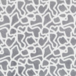 Minky Silhouettes Gris - Ribes y Casals