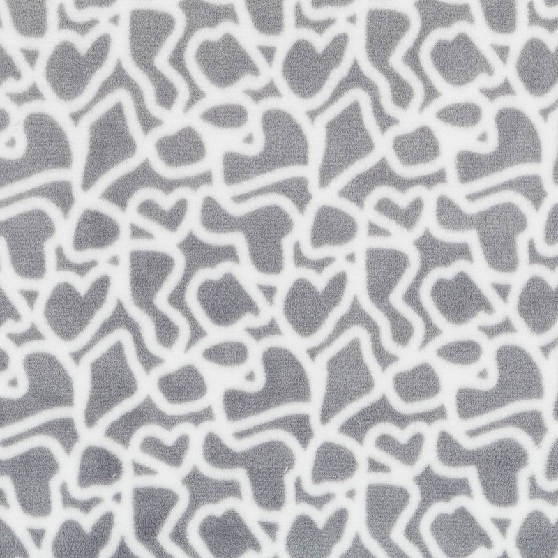 Minky Silhouettes Gris - Ribes y Casals