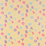 Minky Soupe de Lettres Jaune - Ribes y Casals