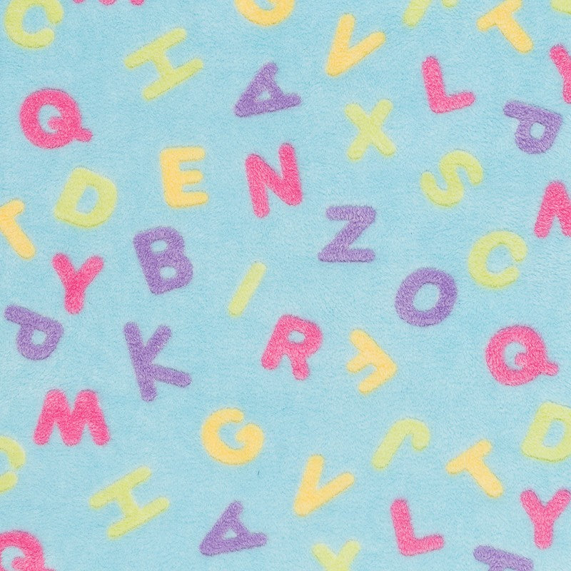 Minky Soupe de Lettres Ciel - Ribes y Casals