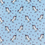 Minky Licorne Bleu - Ribes y Casals